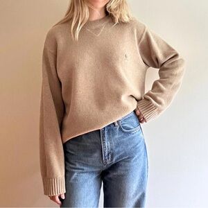 Knit Tommy Hilfiger Crest Embroidery Sweater